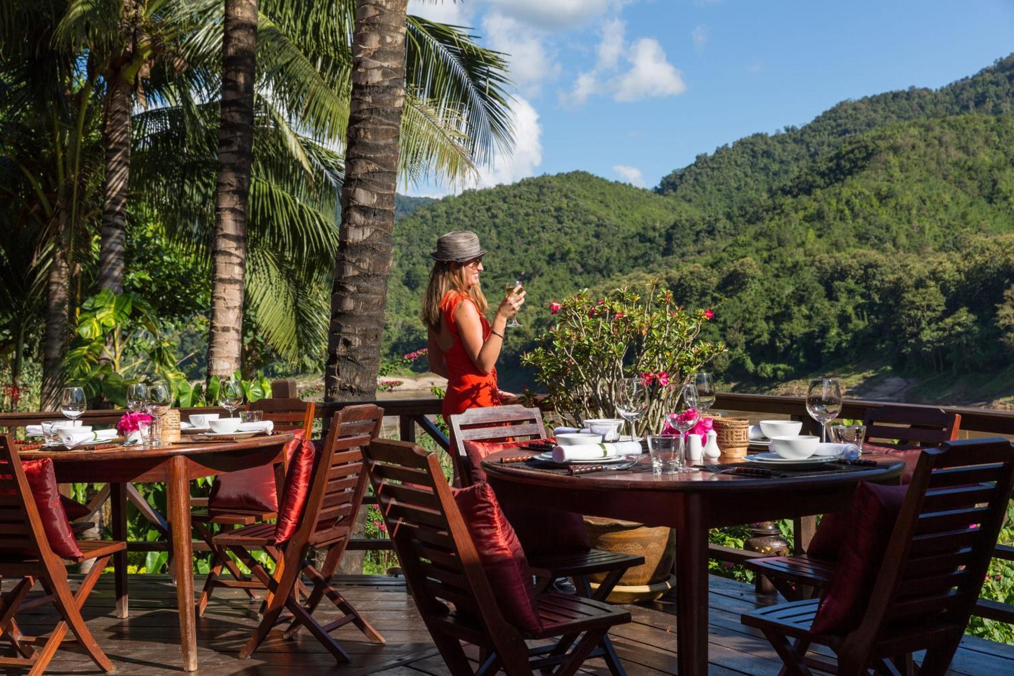 The Luang Say Lodge Muang Pakbèng Exteriör bild