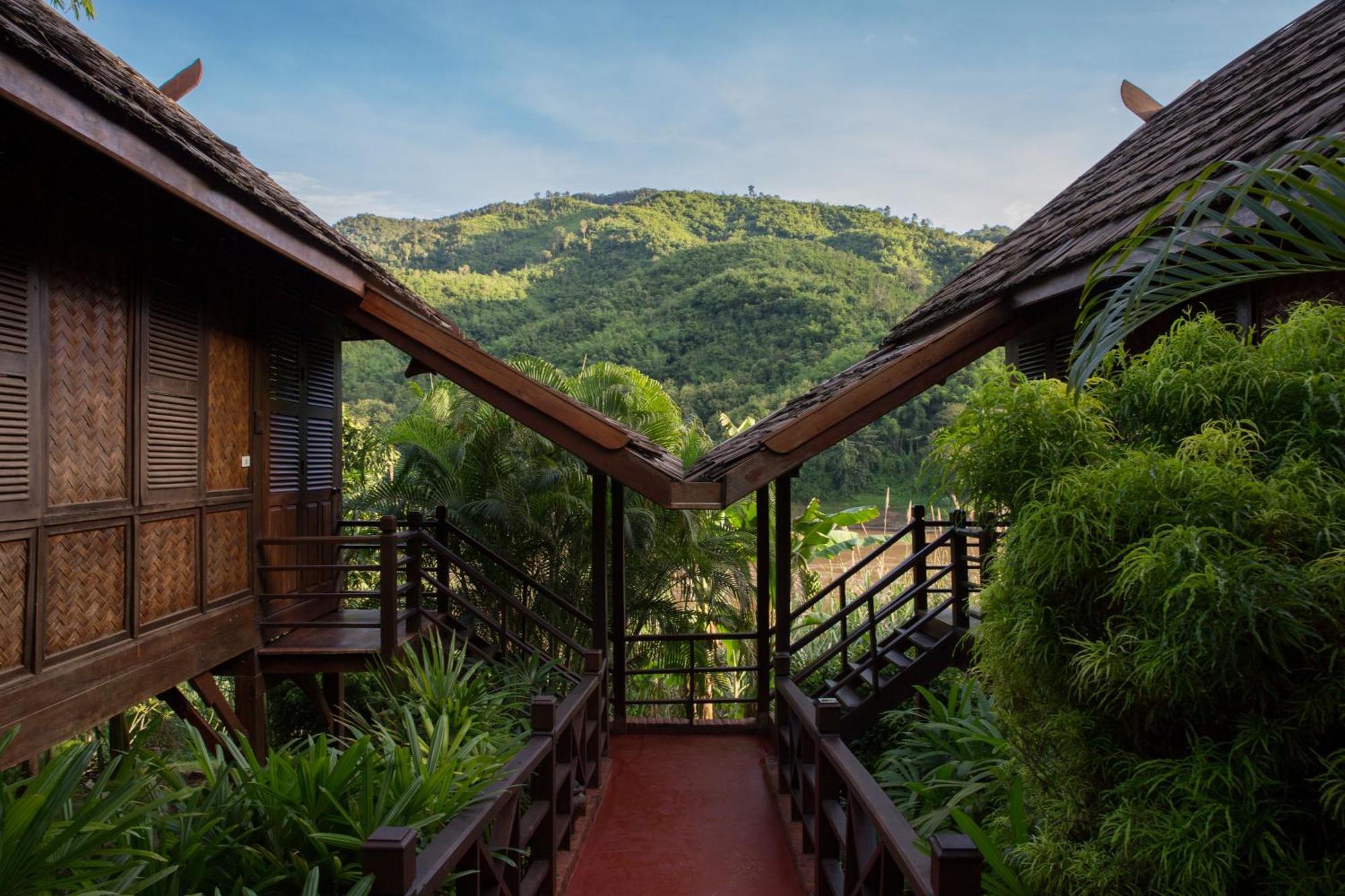 The Luang Say Lodge Muang Pakbèng Exteriör bild