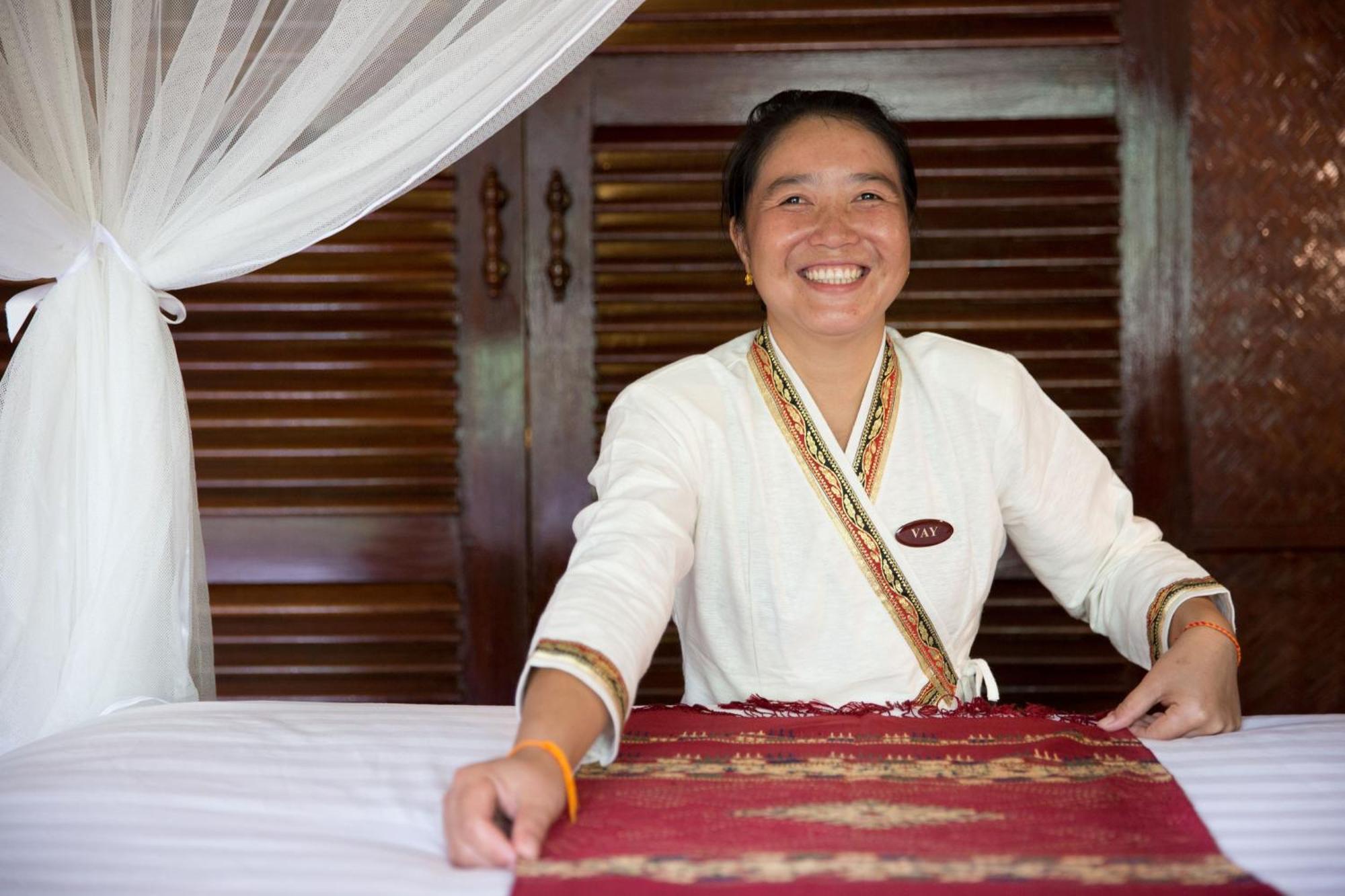 The Luang Say Lodge Muang Pakbèng Exteriör bild