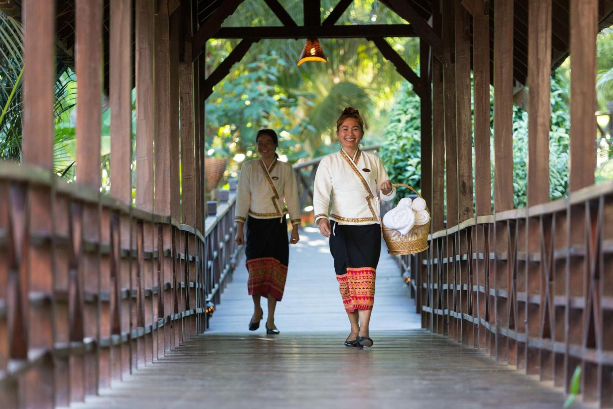 The Luang Say Lodge Muang Pakbèng Exteriör bild