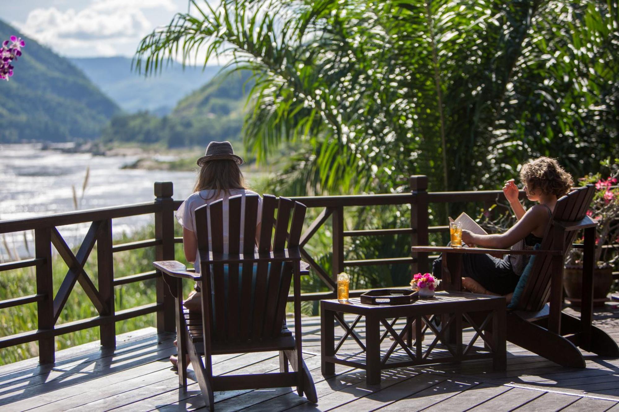 The Luang Say Lodge Muang Pakbèng Exteriör bild